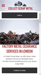 Mobile Screenshot of collectscrapmetal.co.uk